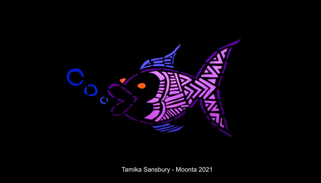 Tamika Sansbury - Fish Light Stencil