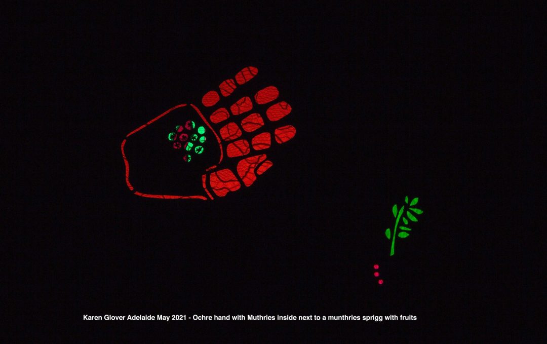 Stencil Light Hand Sprigg