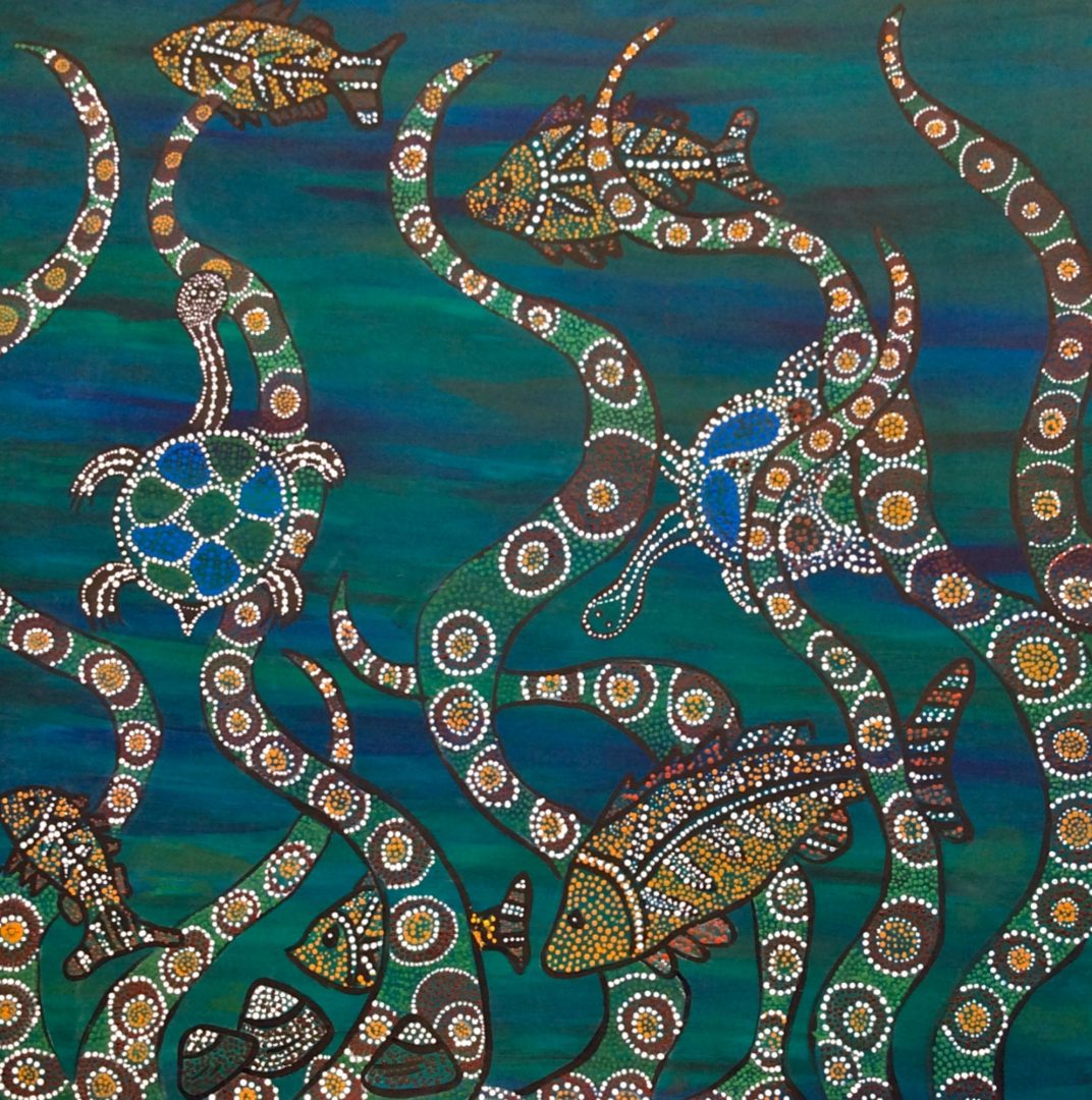 Underwater Aboriginal Scene